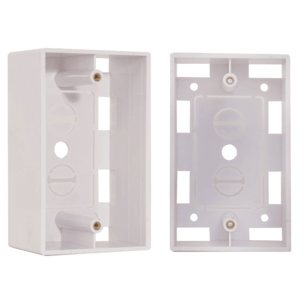 Single Gang Surface Mount Junction Box - J2R Cabling Supplies