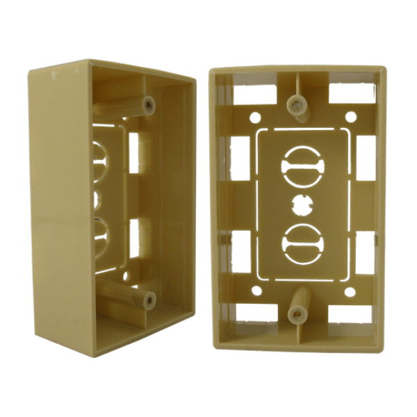 Single Gang Surface Mount Junction Box - J2R Cabling Supplies