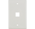 Wall Plate 1 Port - Almond - J2R Cabling Supplies