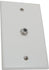 Wall Plate with 1 F81 Coax connector - J2R Cabling Supplies