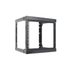 9U Open Wall Mount Frame Rack with Hinge - J2R Cabling Supplies 