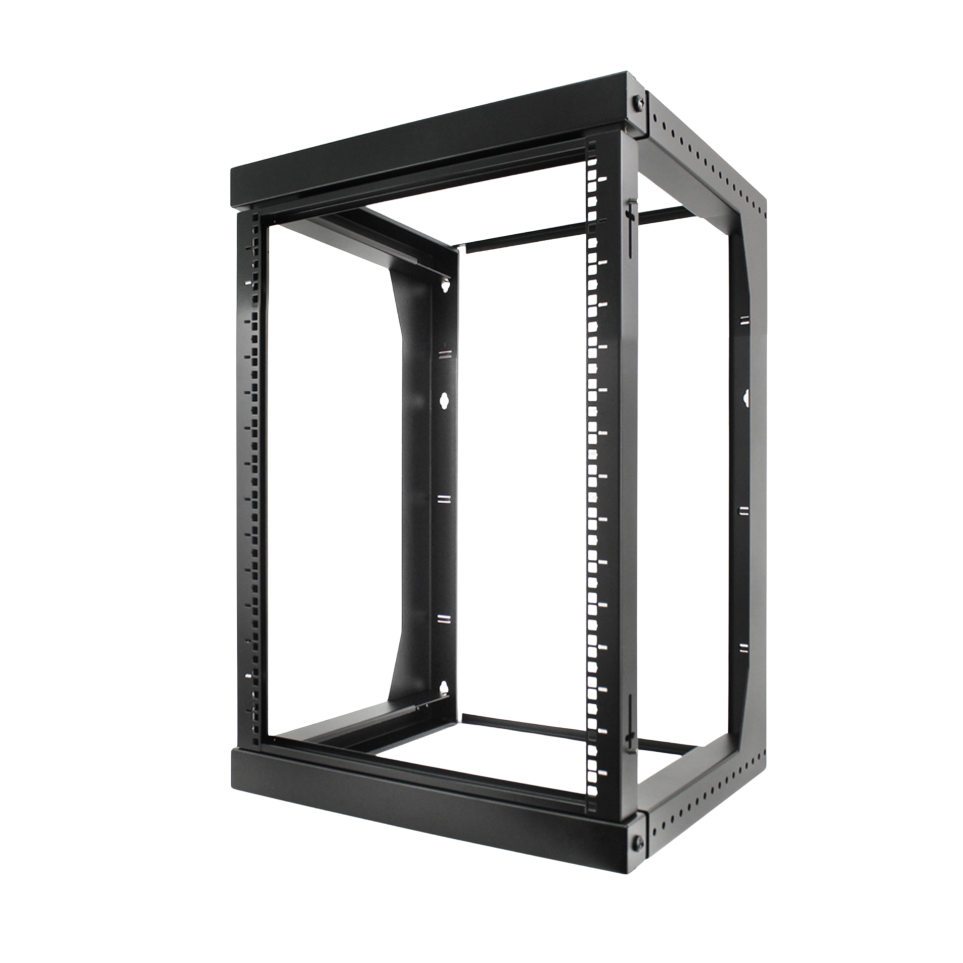 16 U Network Rack 16U Open Wall Mount Frame Rack with Hinge | J2R Cabling Supplies