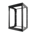 16U Open Wall Mount Frame Rack with Hinge - J2R Cabling Supplies 