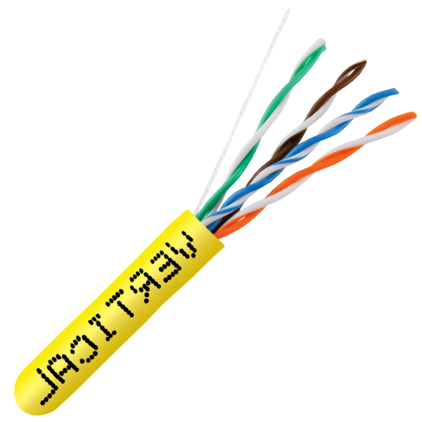 CAT5E 350Mhz Riser Rated Bulk Cable - 1000ft. - J2R Cabling Supplies 