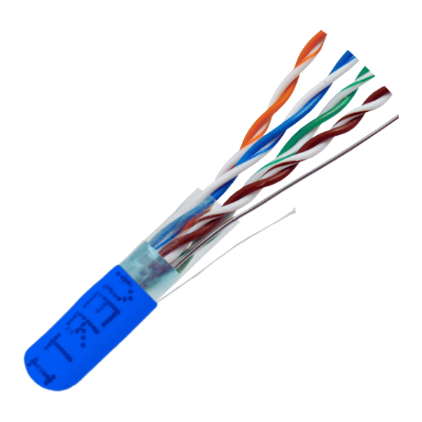 CAT5E Shielded 350Mhz Plenum Rated Bulk Cable 1000ft - J2R Cabling 