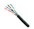 CAT5E UV Rated Outdoor Cable 100ft. Increments - Black - J2R Cabling Supplies 