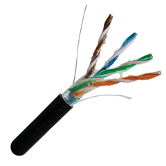 CAT5E 350MHz Shielded Direct Burial Outdoor Cable 1000ft. Gel Filled