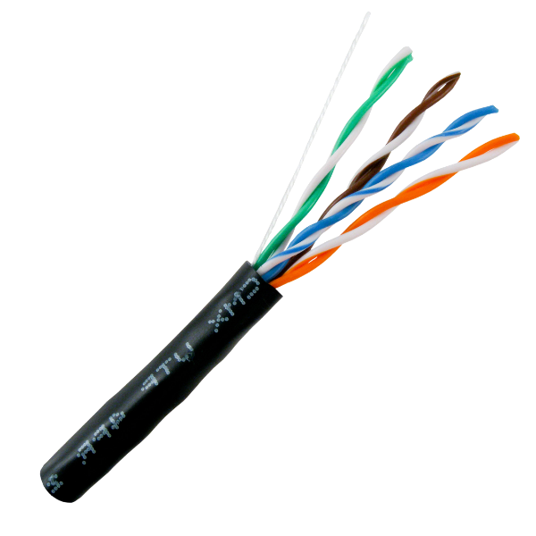CAT5E 350MHz UV Rated Bulk Cable 1000ft.