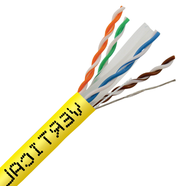 CAT6A 550Mhz Riser Rated Bulk Cable - 1000FT - J2R Cabling Supplies 