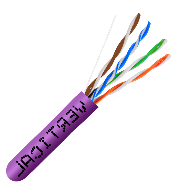 Cat6 Shielded Plenum Ethernet Cable Gray | Bare Copper | CMP, FTP, ETL