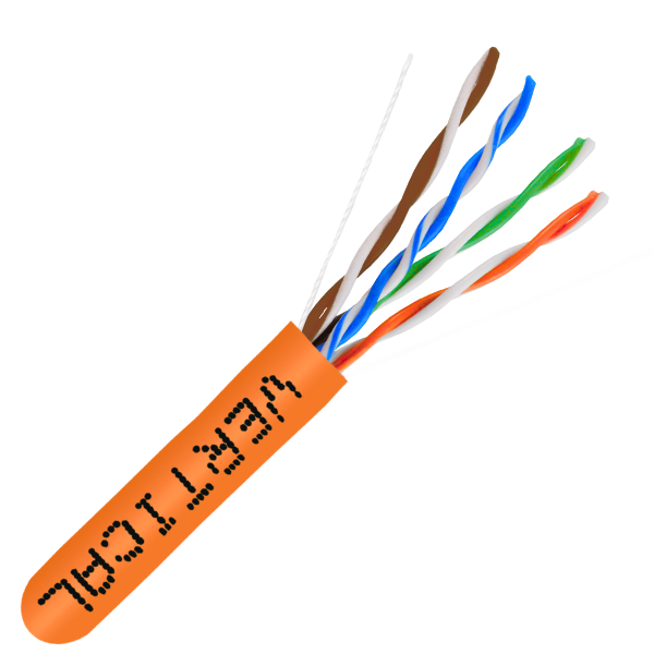 CAT6 550MHz Plenum Rated Cable - 1000ft. - J2R Cabling Supplies 
