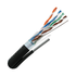 CAT6 Aerial Rated Shielded Outdoor Cable with Messenger - 1000 FT - J2R Cabling Supplies 