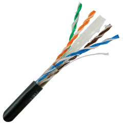 CAT6 Direct Burial Outdoor Cable Gel Filled - 100ft Increments