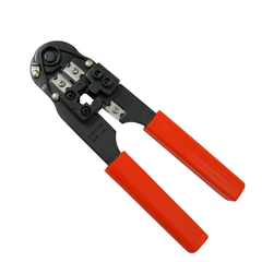 Crimper, Cutter and Stripper for RJ11 Handset Plugs