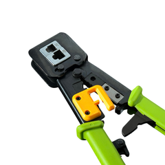 Crimper for Feed Through CAT6A Shielded RJ45 Modular Plugs
