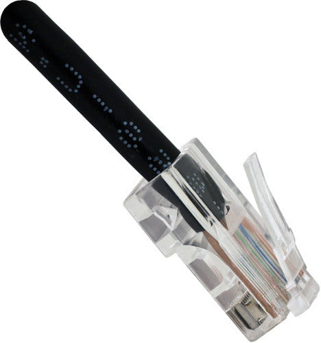 CAT5E Patch Cable Non-Booted, Black - J2R Cabling Supplies