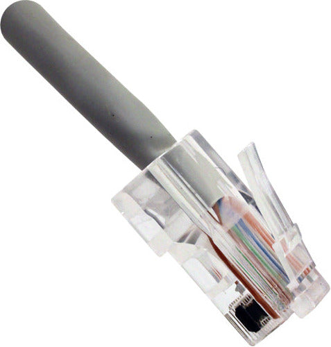 CAT5E Patch Cable Non-Booted, Gray - J2R Cabling Supplies