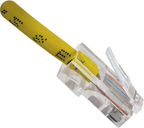 CAT5E Patch Cable Non-Booted, Yellow - J2R Cabling Supplies