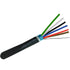 22AWG, 6 Conductor Stranded, Shielded Direct Burial - 500ft. - Black