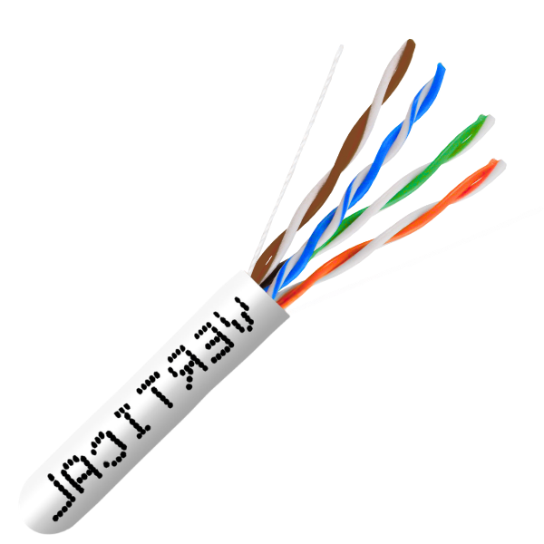 CAT5E 350Mhz Riser Rated Bulk Cable - 100ft. Increments - J2R Cabling Supplies 