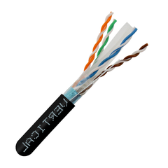 CAT6 Shielded 550Mhz Plenum Rated Bulk Cable
