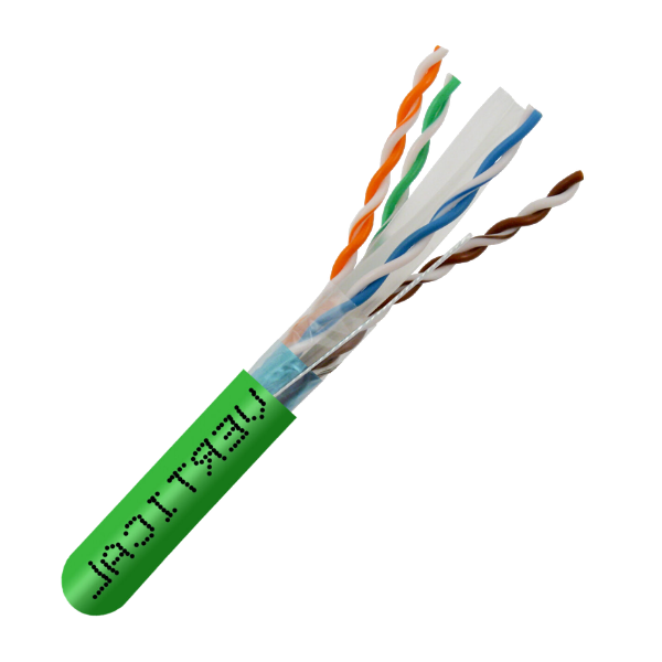 CAT6 Shielded 550Mhz Plenum Rated Bulk Cable - J2R Cabling Supplies 