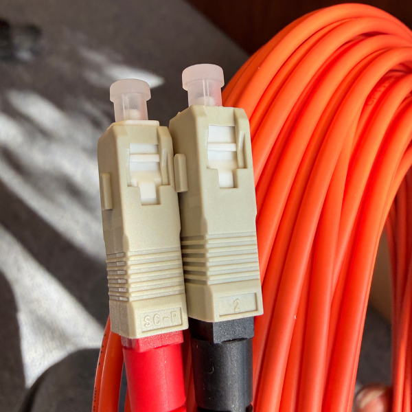 SC-SC MultiMode Duplex Fiber Patch Cable - J2R Cabling Supplies 