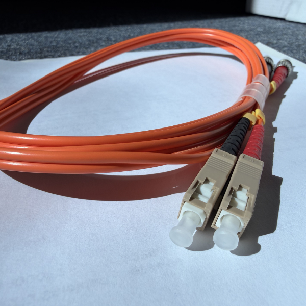 SC-ST MultiMode Duplex Fiber Patch Cable - J2R Cabling Supplies 