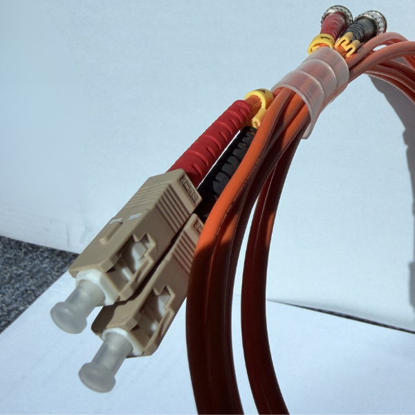 SC-ST MultiMode Duplex Fiber Patch Cable - J2R Cabling Supplies 