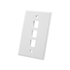 3 Port Wall Plate - J2R Cabling Supplies 
