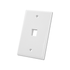 1 Port Wall Plate - J2R Cabling Supplies 