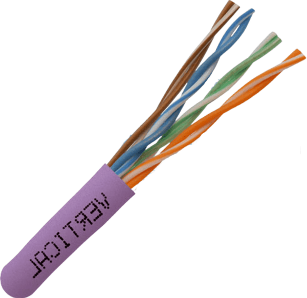 UL - CAT5e 350MHz Plenum Rated Bulk Cable - 1000ft - J2R Cabling Supplies 