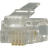 RJ11 Plug, 6 Position, 4 Conductor, For Round Solid Wire - J2R Cabling Supplies 