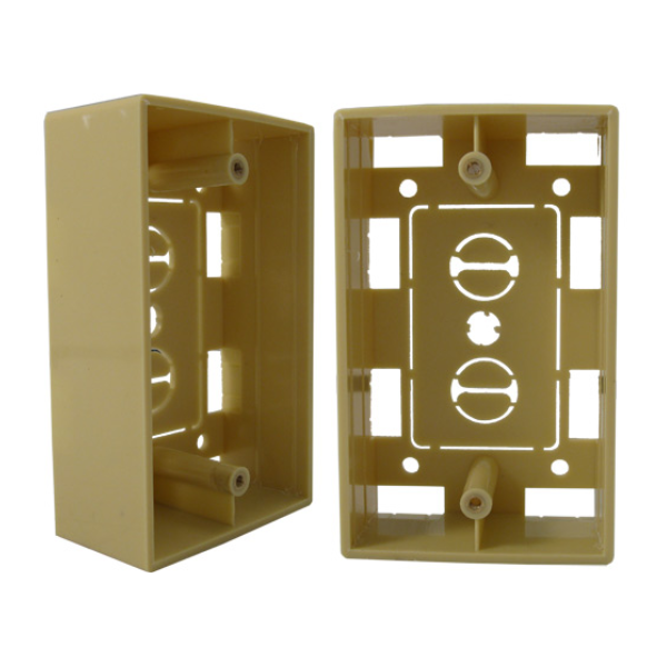 Single Gang Surface Mount Junction Box - J2R Cabling Supplies 
