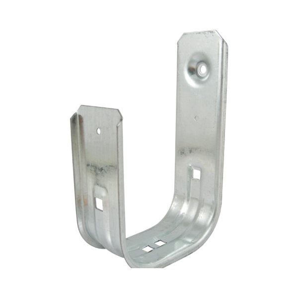 Galvanized Steel 4" J-Hook. Supports CAT5E, CAT6, Coaxial, Audio, Fiber Cables. Holds up to 300 Cables. UL Listed