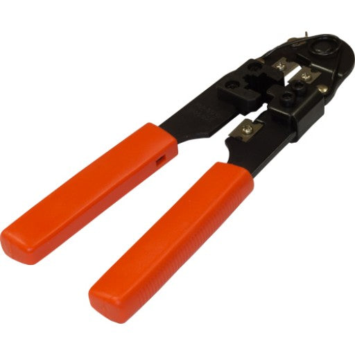 Crimper, Cutter and Stripper For RJ45 Plugs - J2R Cabling Supplies 