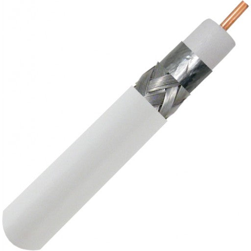 RG6 Plenum Rated Dual Shield with CCS Conductor - 1000ft - J2R Cabling Supplies 