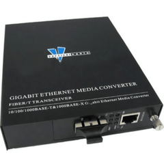 10Km Gigabit Ethernet 1000Mbps Single-Mode Media Converter SC Connector