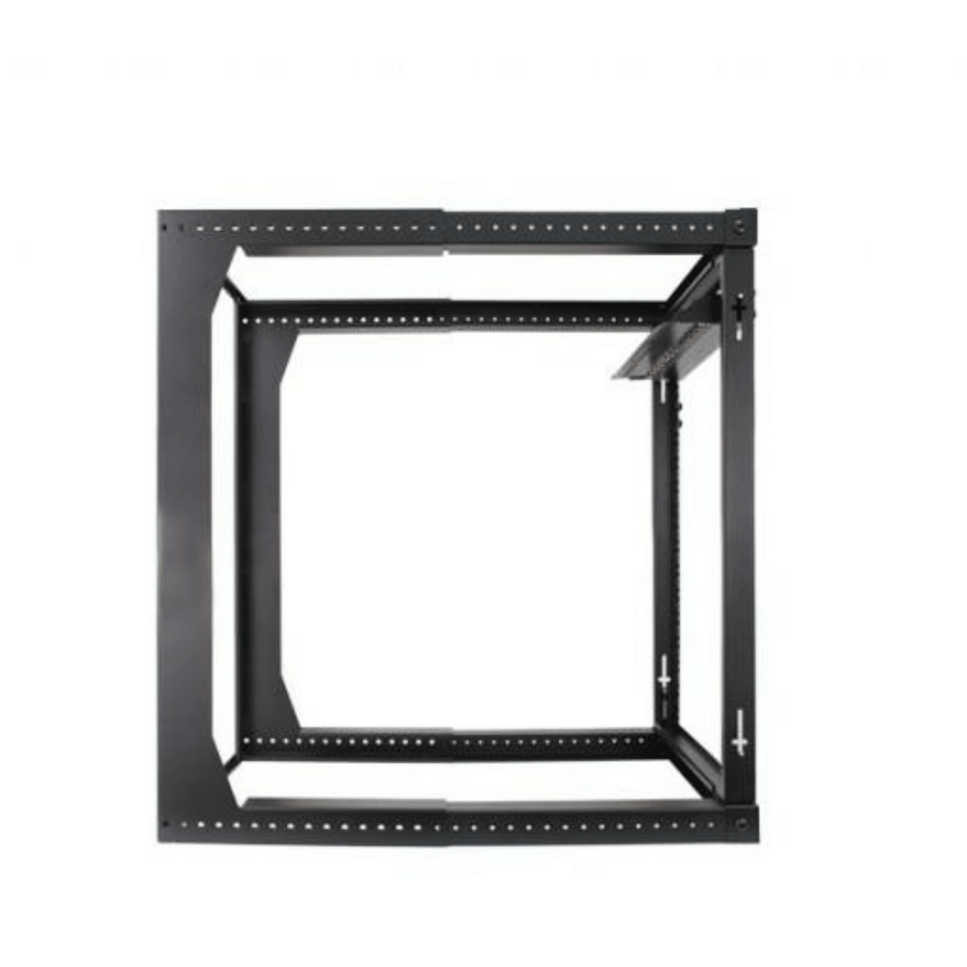 12U Open Wall Mount Frame Rack with Hinge | J2R Cabling Supplies