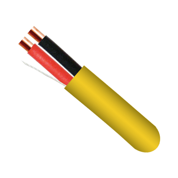 14AWG 2 Conductor Fire Alarm Cable  Our Fire Alarm cables are perfect for fire detection applications and other Plenum applications such as Commercial Fire Alarms and, Detectors, Fire Protective Signal Circuits, and much more.