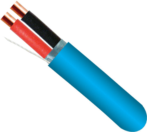 16AWG 2 Conductor Shielded Fire Alarm Cable Plenum (FPLP) - J2R Cabling Supplies
