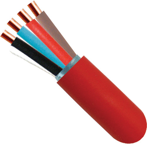 18AWG 4 Conductor Shielded Fire Alarm Cable Plenum (FPLP) - J2R Cabling Supplies