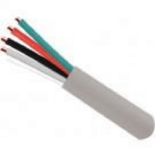 Solid, Unshielded, 22AWG, 4 Conductor, Pull Box grey