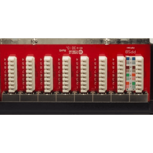 24 port CAT6A Shielded Patch Panel - Krone Type Terminal - J2R Cabling Supplies 