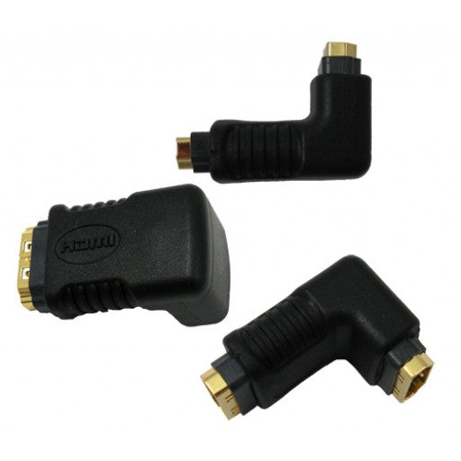 HDMI Female to HDMI Female 90º Adapter - J2R Cabling Supplies 