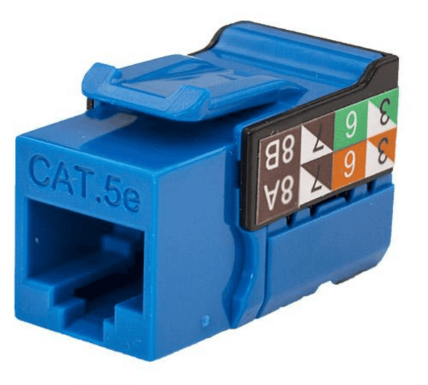 25 PACK - CAT5E Keystone Jack V-MAX Series - J2R Cabling Supplies 