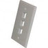 3 Port Wall Plate - J2R Cabling Supplies 