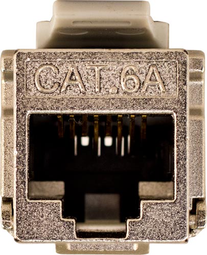 CAT6A Shielded Keystone Jack - J2R Cabling Supplies 