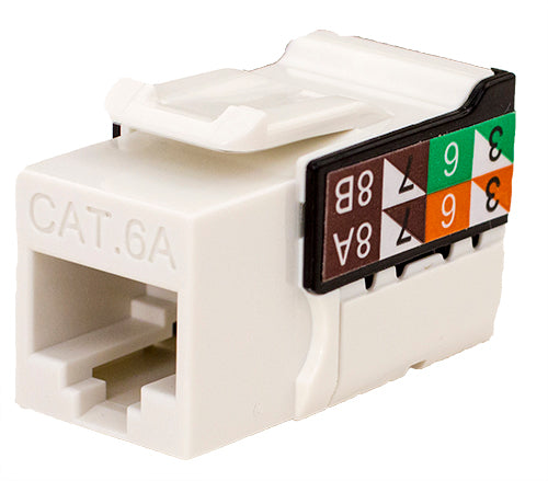 CAT6A Keystone Jack V-MAX Series - J2R Cabling Supplies 