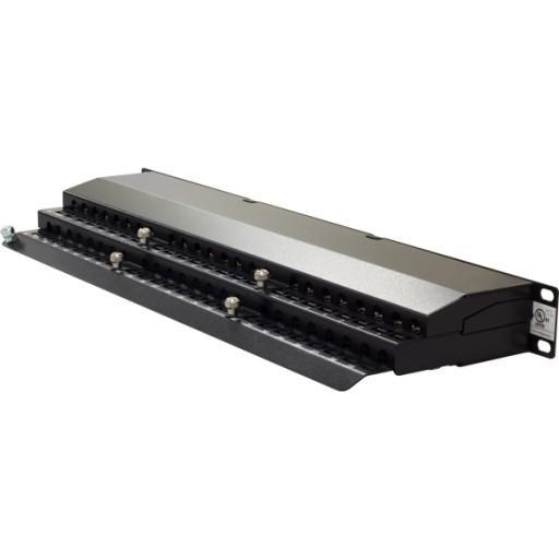 48 Port CAT6A Shielded Patch Panel - Krone Type Terminal - J2R Cabling Supplies 